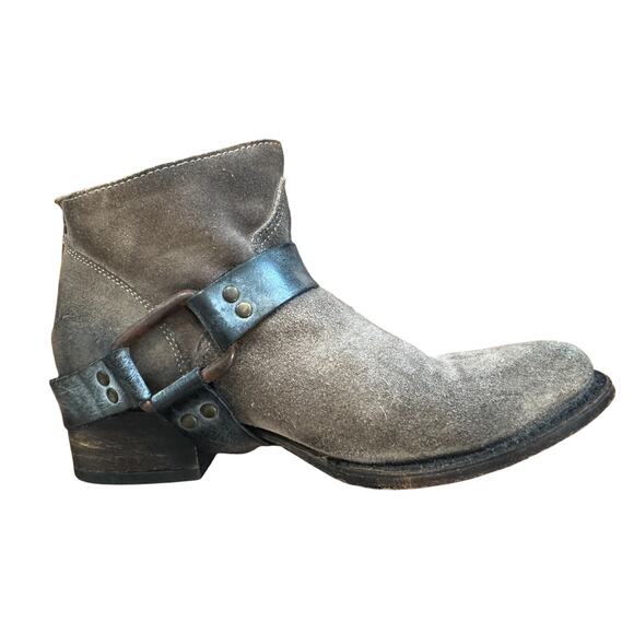 Freebird Phlow Distressed Suede Ankle Boots, Women's Size 8 - Picture 1 of 7